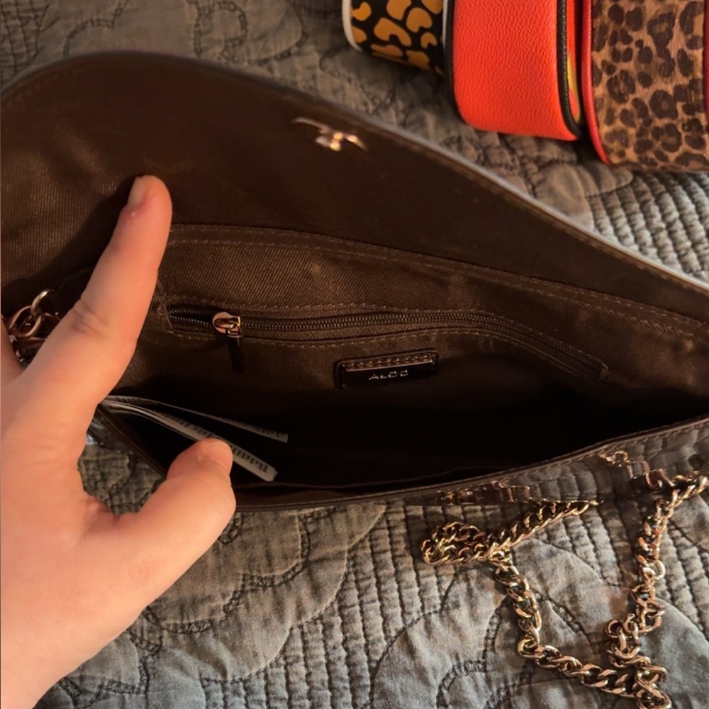 Aldo Shiny Copper Clutch - Picture 3 of 4
